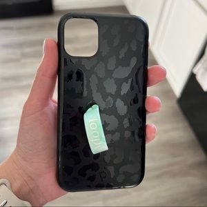 Loopy case- IPhone 11- midnight leopard
